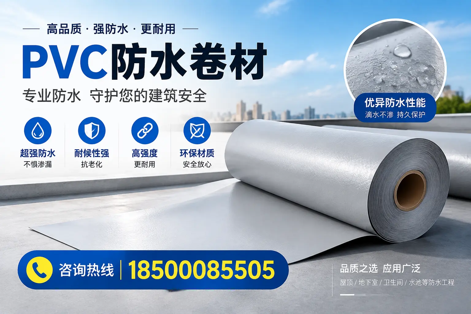 随州地区pvc防水卷材的市场现状与发展趋势